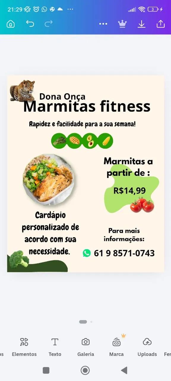 Marmitas fitness