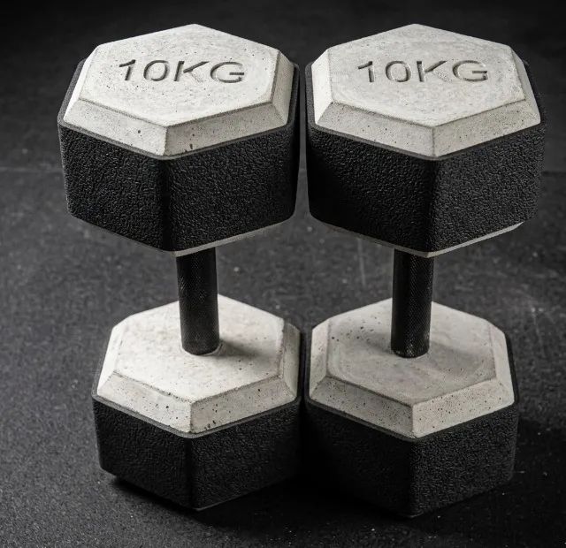 2 halteres de 10kg