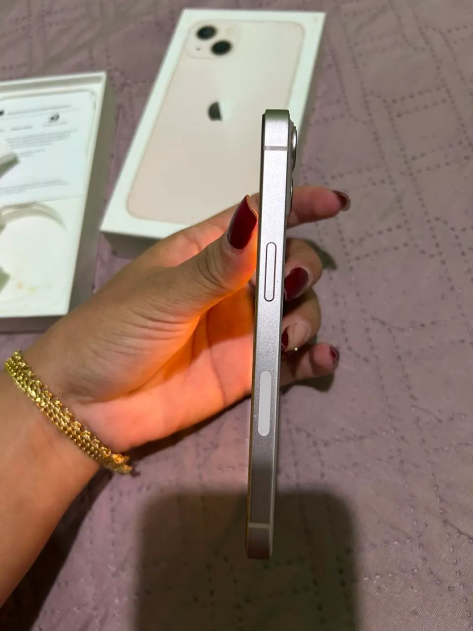 iPhone 13 128G cor Rosa único dono - Foto 2
