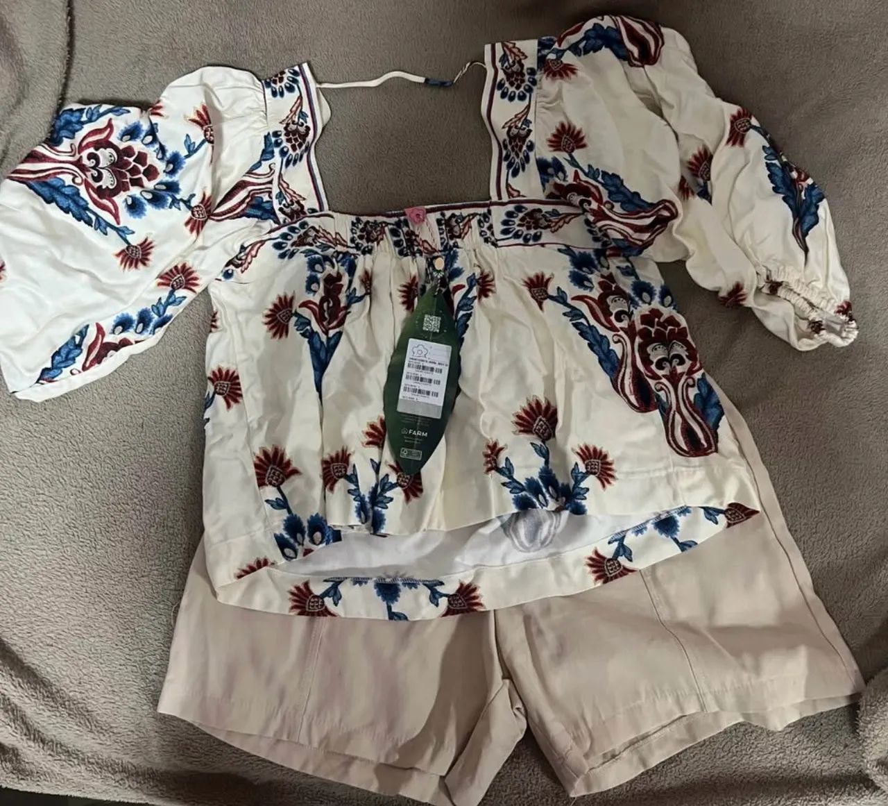 BLUSA FARM + SHORT - Foto 2