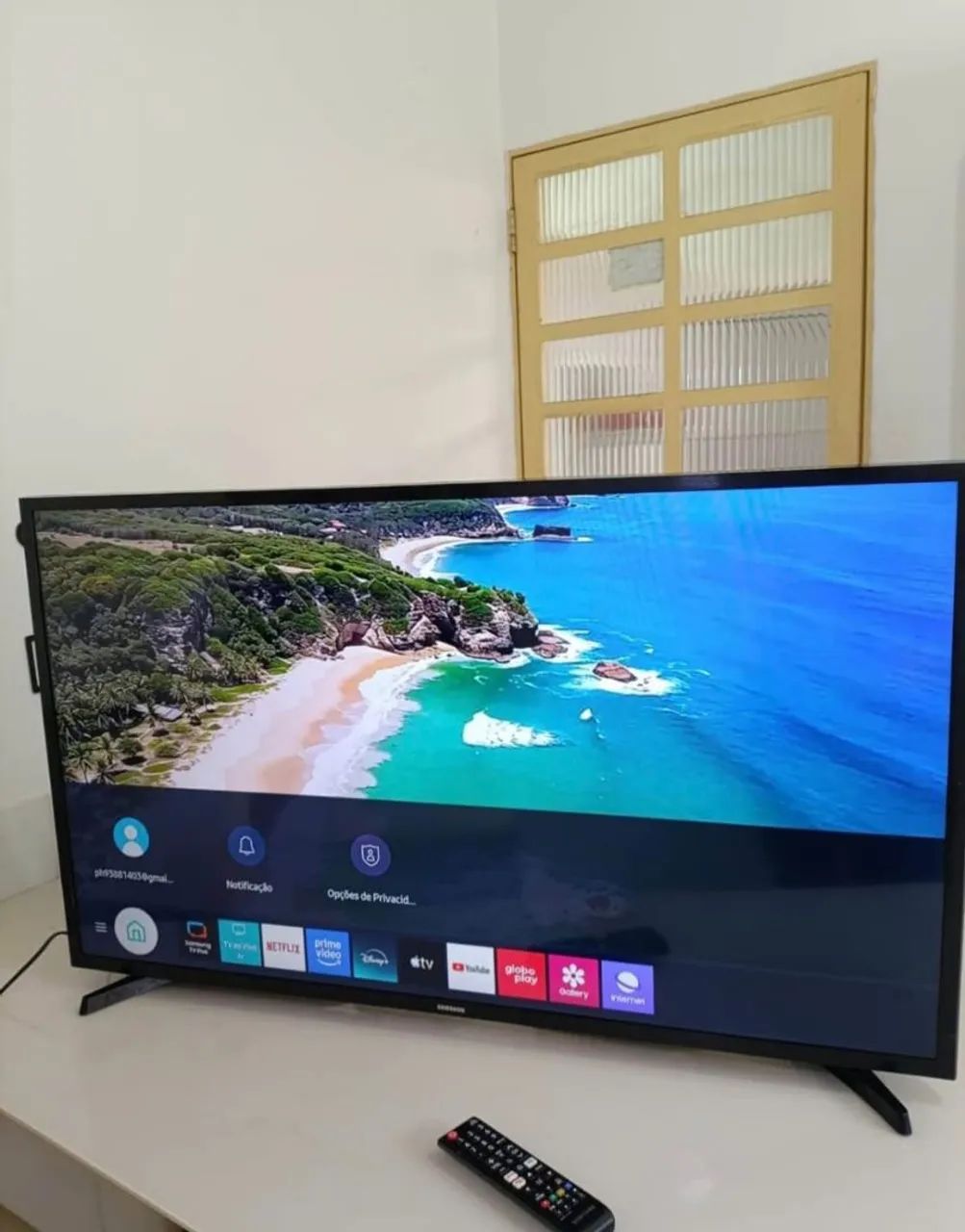 TELEVISÃO 43 POLEGADAS SAMSUNG SMART TODOS APLICATIVOS ATUALIZADOS FAÇO ENTREGA SEM CUSTO  - Foto 4
