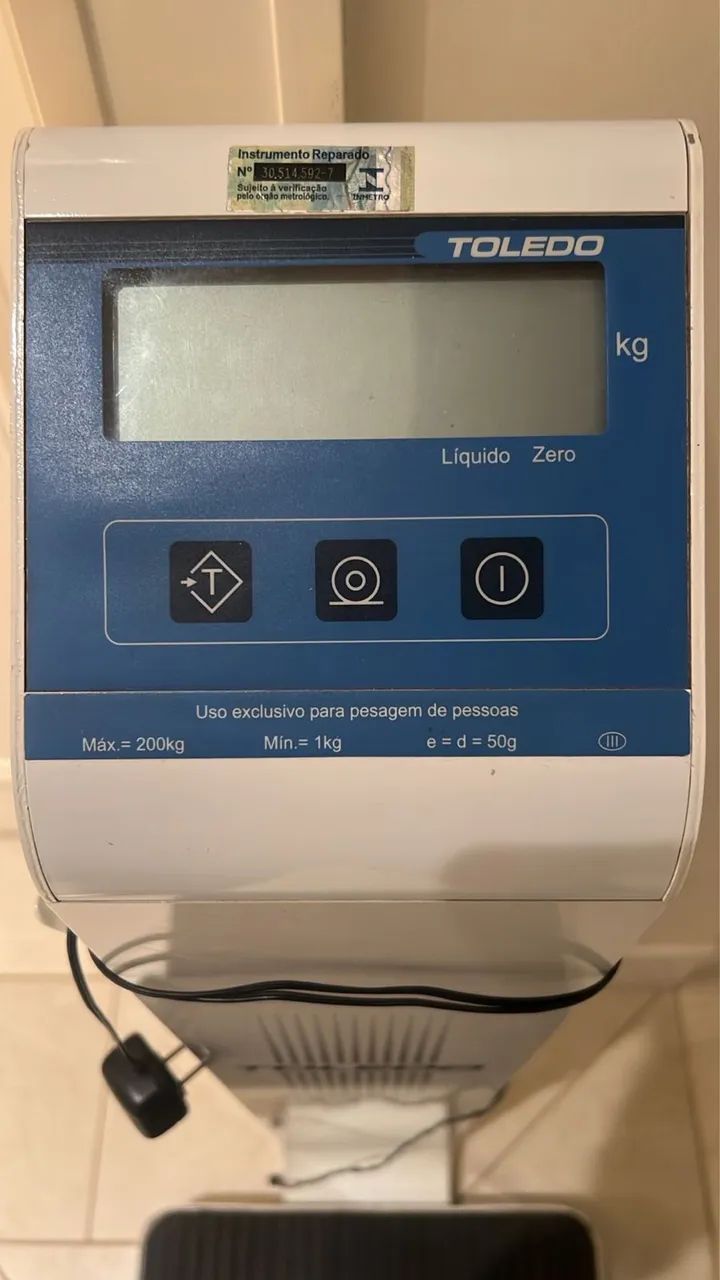 Balança Digital Toledo 200kg - Profissional