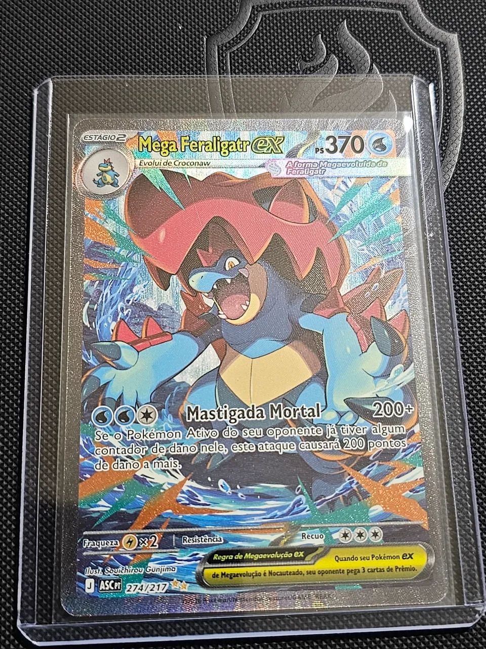 Carta pokemon mega feraligatr 