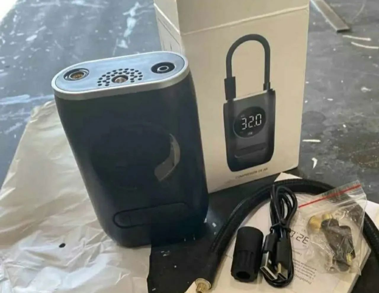 Compressor de Ar Portátil Elétrico 