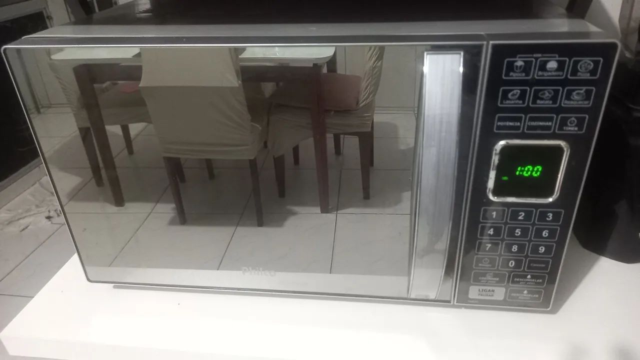 Microondas espelhado 23L Philco para conserto