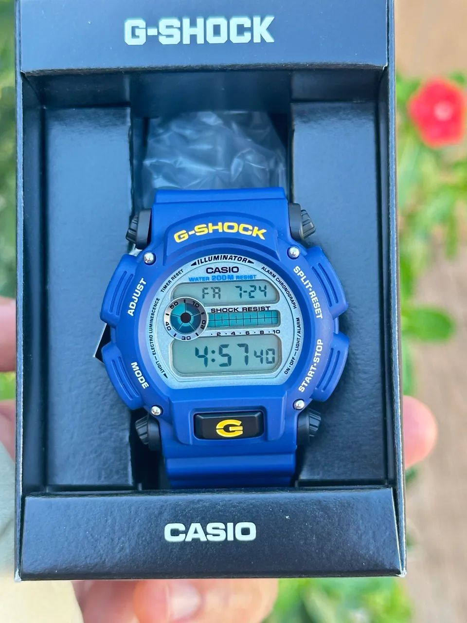 Relógio Casio G-Shock DW-9052 Novo original azul - Foto 5