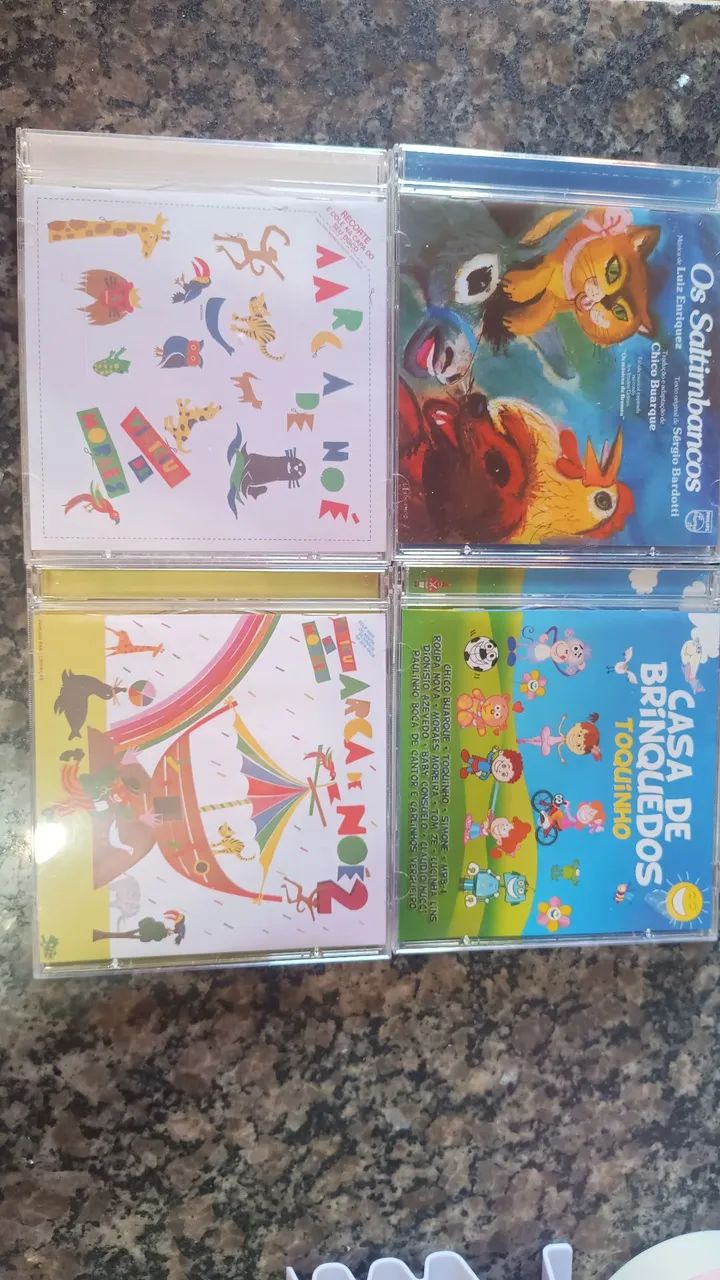 CDs | A arca de Noé 1 e 2, Casa de Brinquedo e Os Saltimbancos 