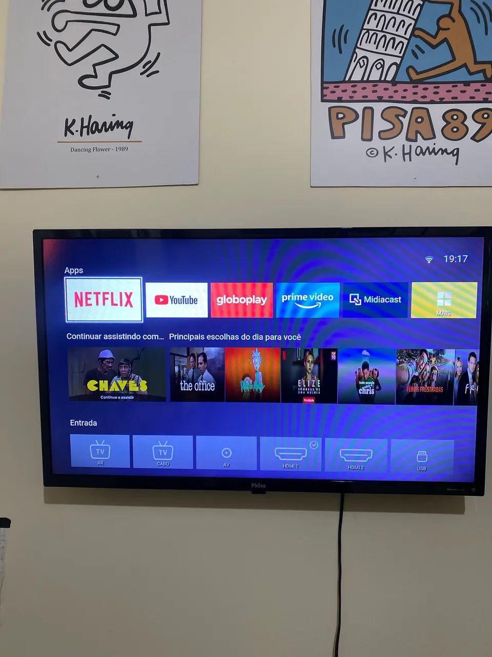 SMART TV PHILCO TV 32 POLEGADAS FUNCIONANDO - Foto 2