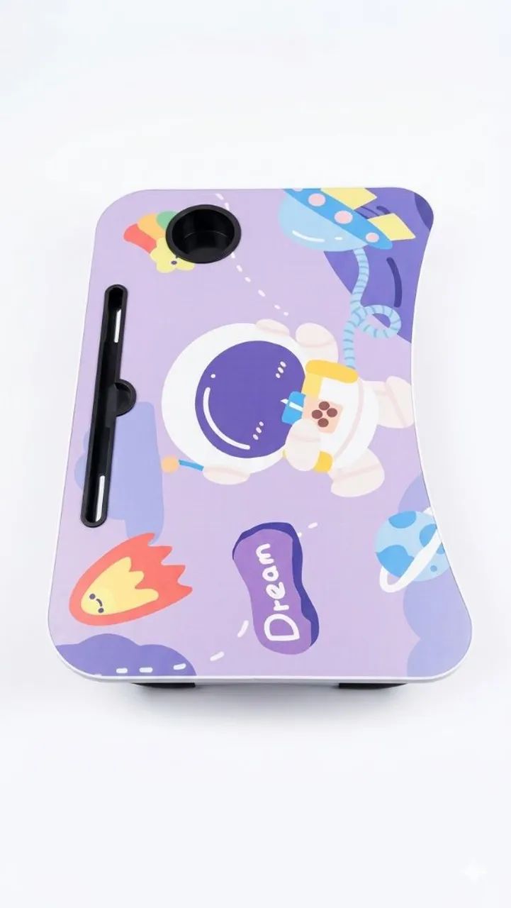 Mesa Dobrável Notebook com Porta Copo e Celular - Foto 2