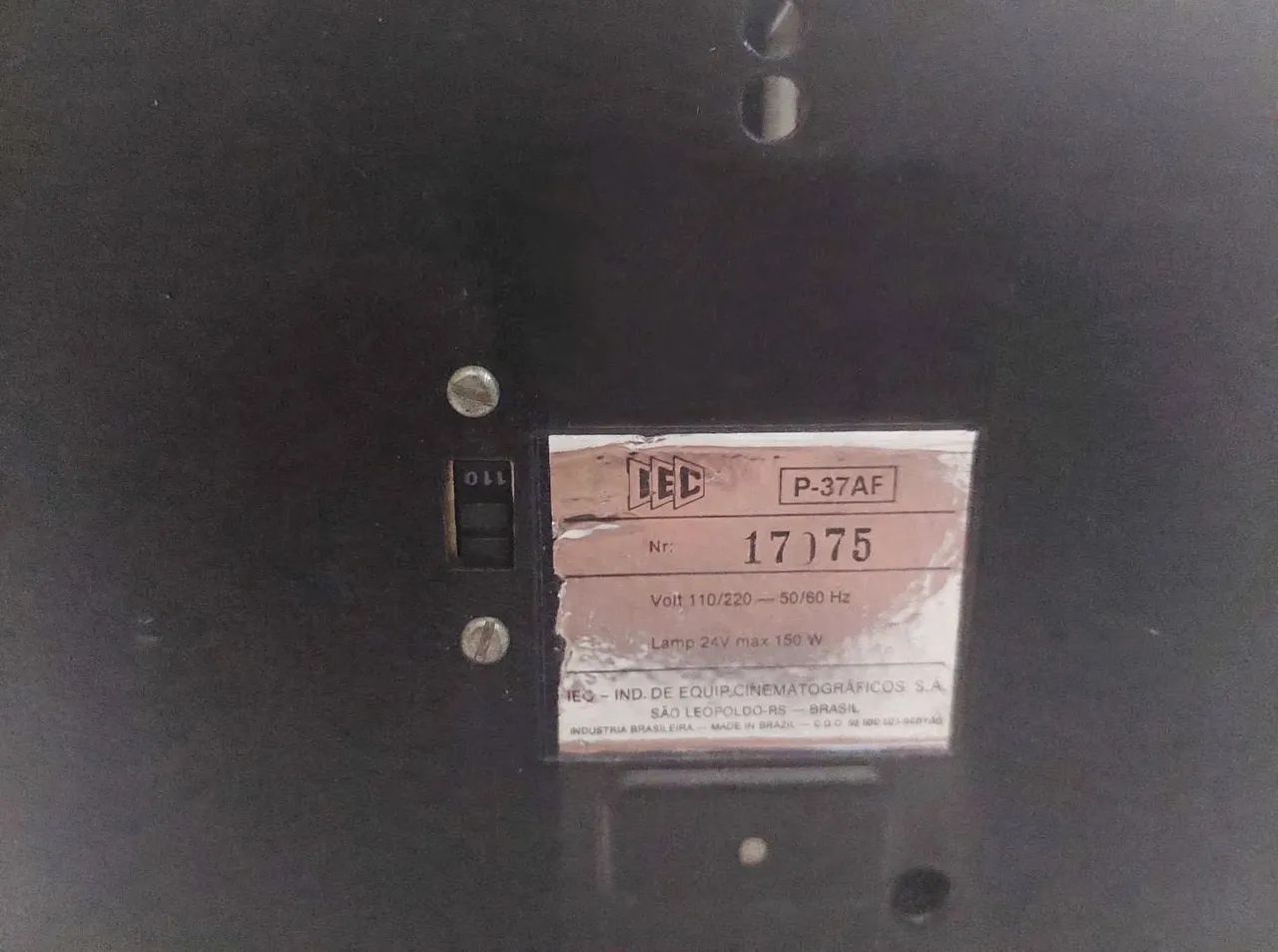 projetor de slides IEC P-37AF antiguidade  - Foto 4