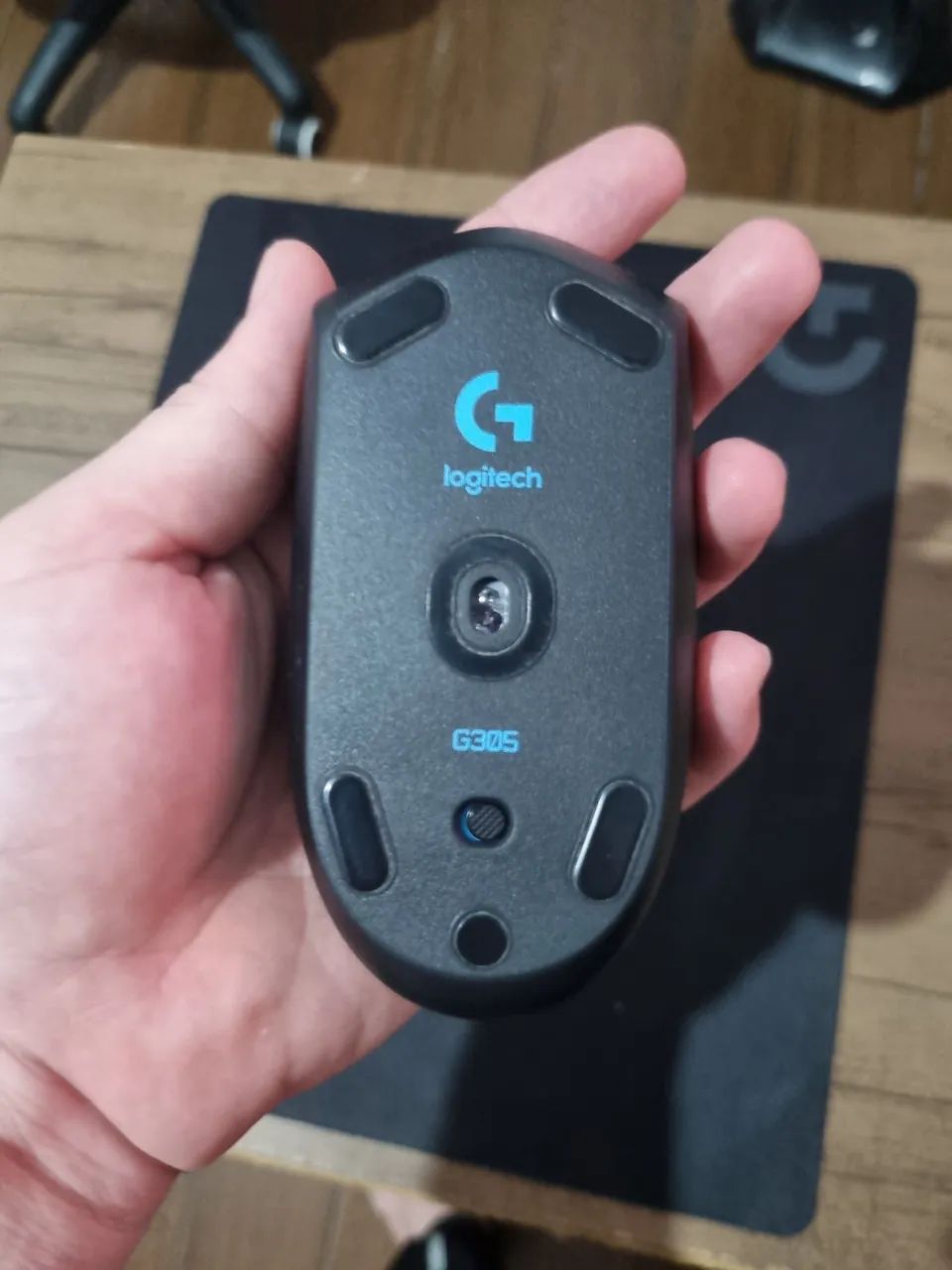 Mouse Gamer Logitech G305 LIGHTSPEED + Mousepad Logitech - Foto 4