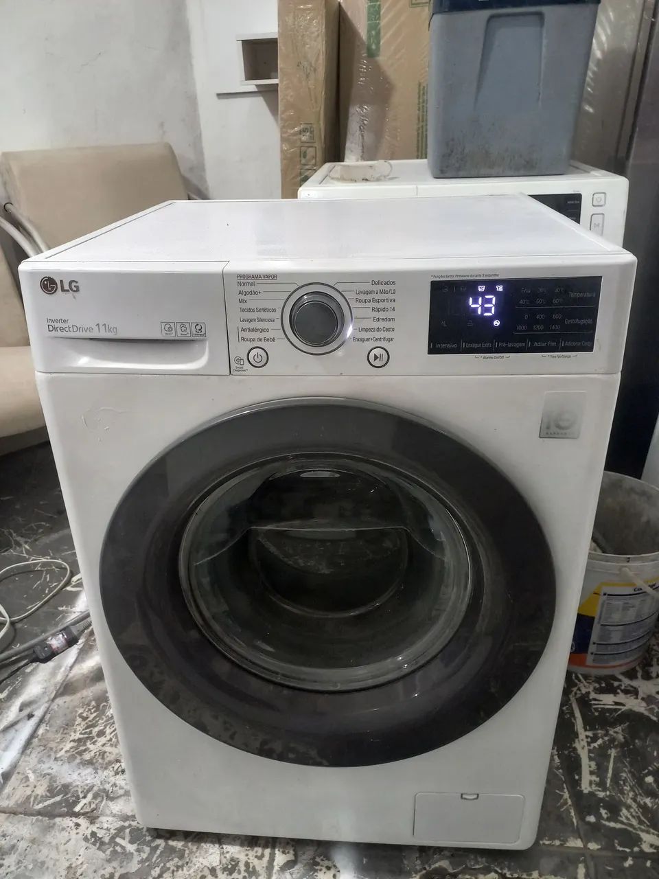 Máquina de lavar lavar e secar LG