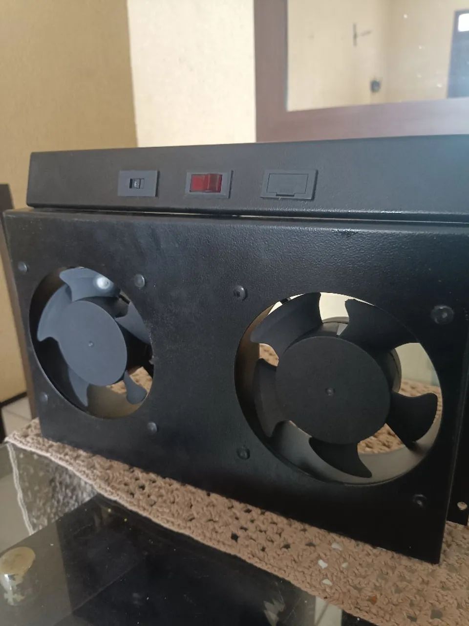 Cooler duplo para rack de servidor 