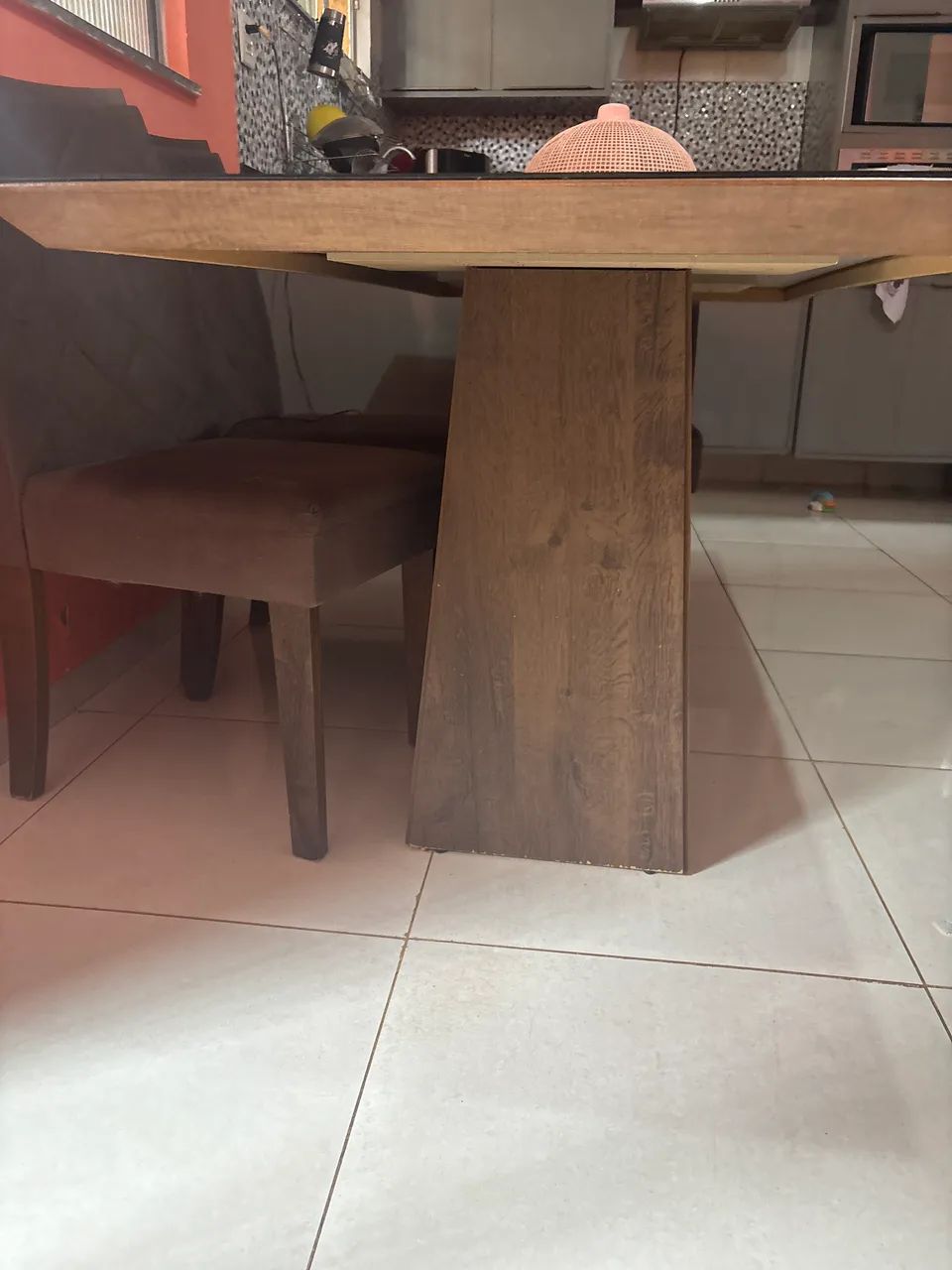 Mesa de vidro com 6 cadeiras - Foto 5