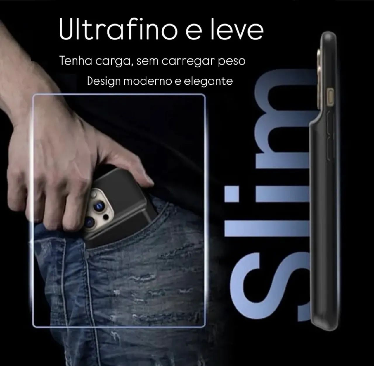 Capa carregadora para iPhone 15 pro Max  - Foto 2