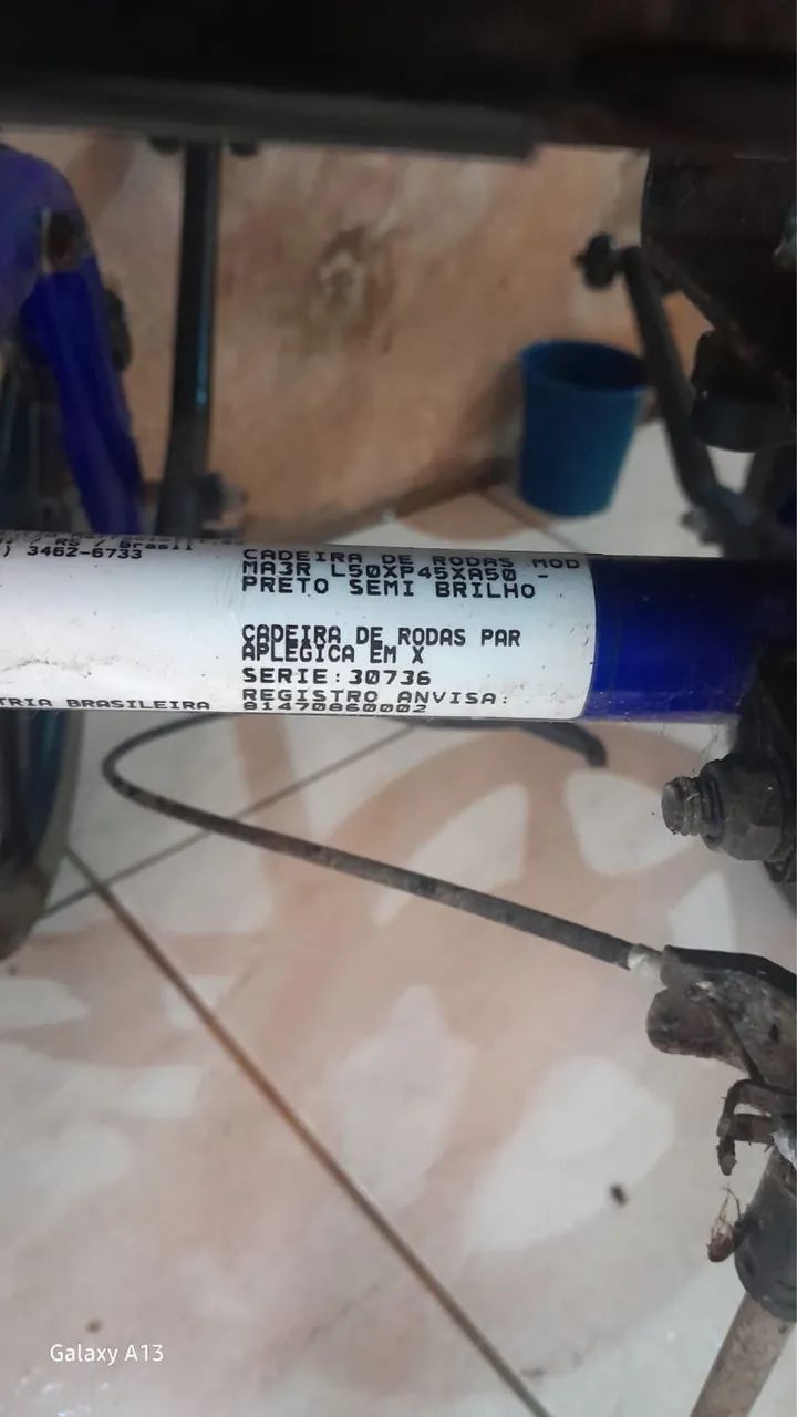 Cadeira de roda para paraplégico - Foto 5