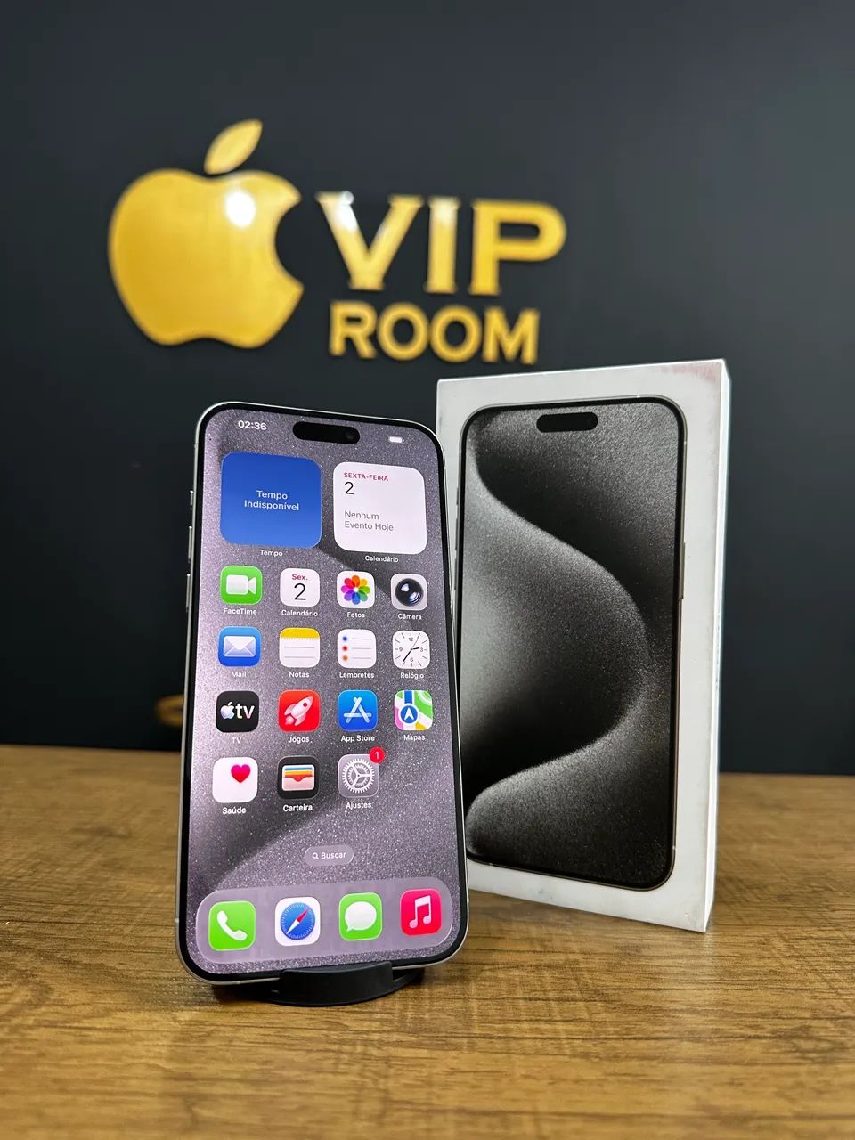 iPhone 15 Pro Max 256gb branco semi novo impecável  - Foto 5