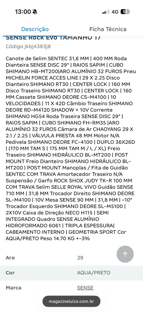 SENSE ROCK EVO - 2024 - Foto 2