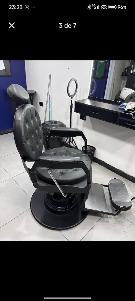 Cadeira de barbeiro 