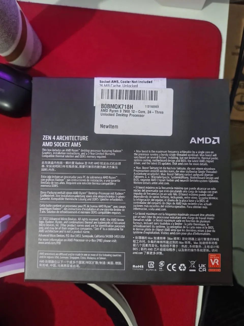 Ryzen 9 7900 Lacrado - Foto 4
