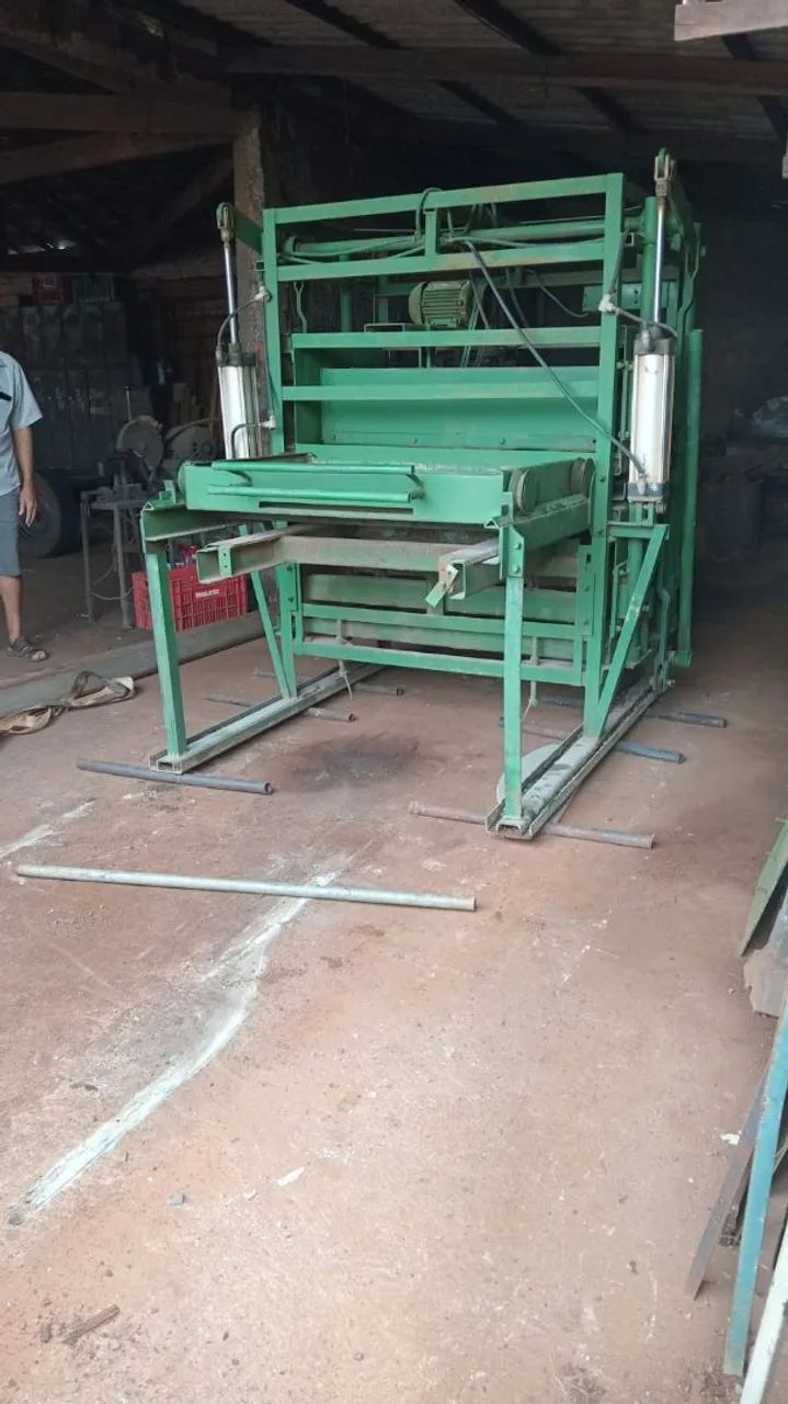 Máquina fabricar blocos de concreto pneumatica