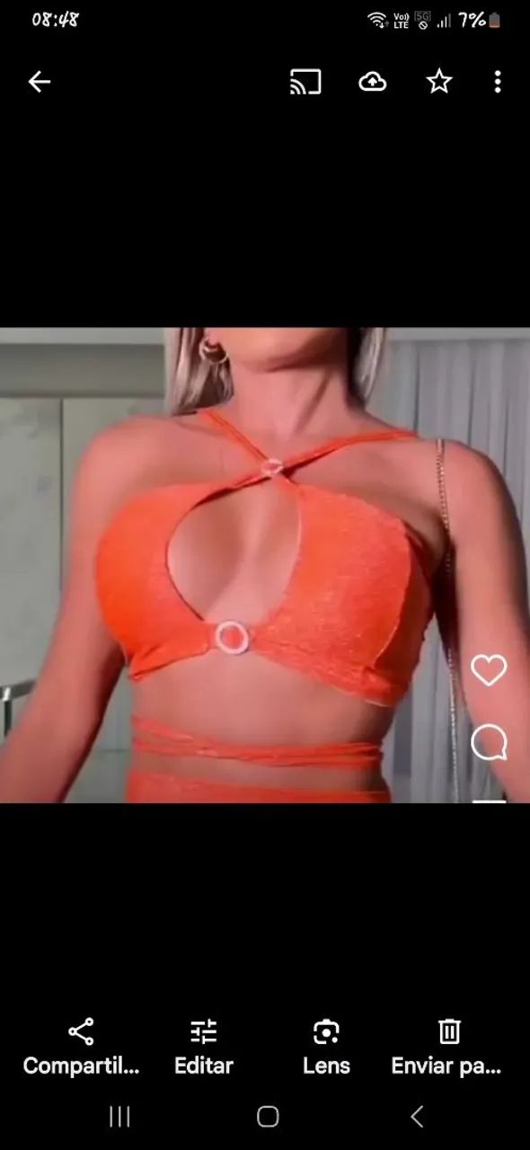 Top bojo e brilho - Foto 2