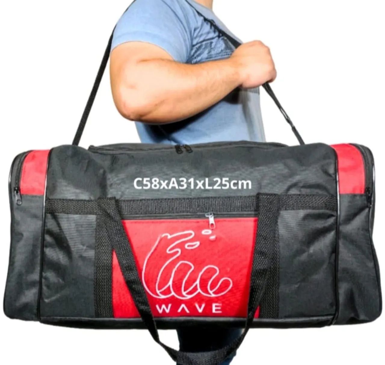 Bolsa De Viagem Mala Trabalho Grande Reforçada Academia - Foto 4
