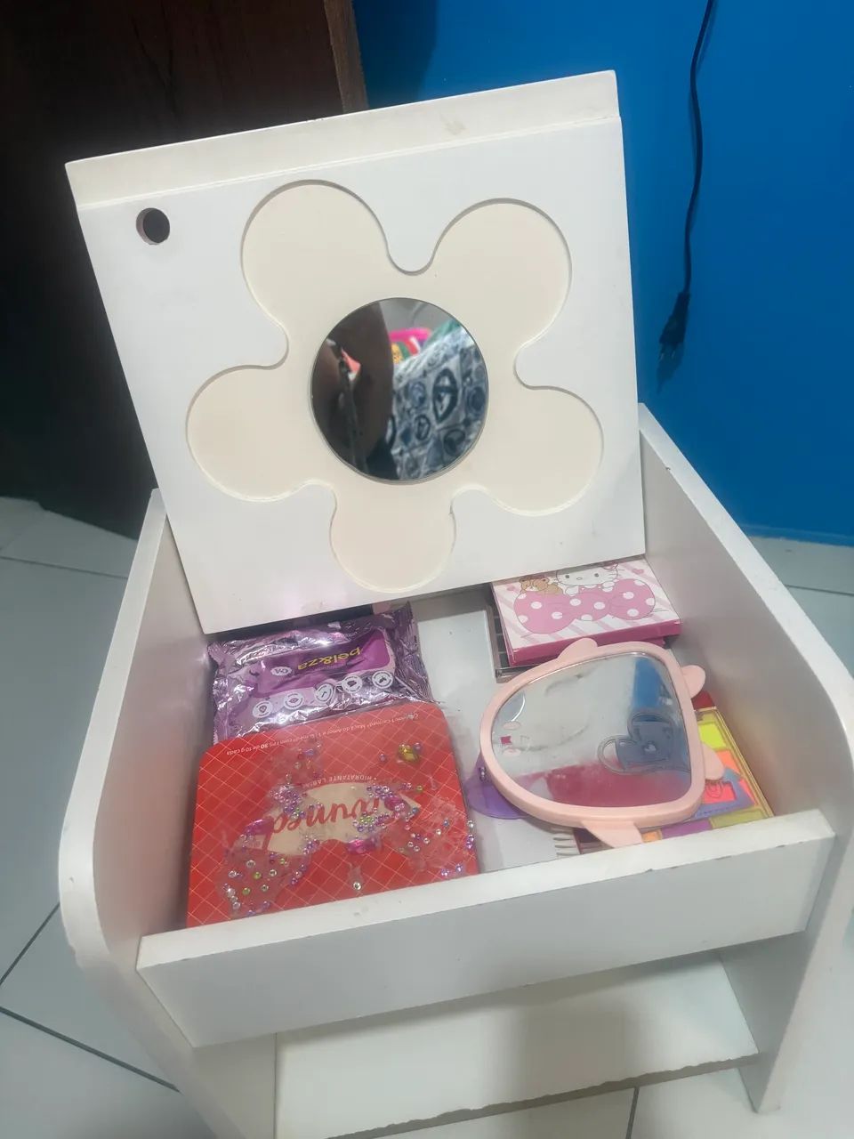 Mini Penteadeira Banco MDF