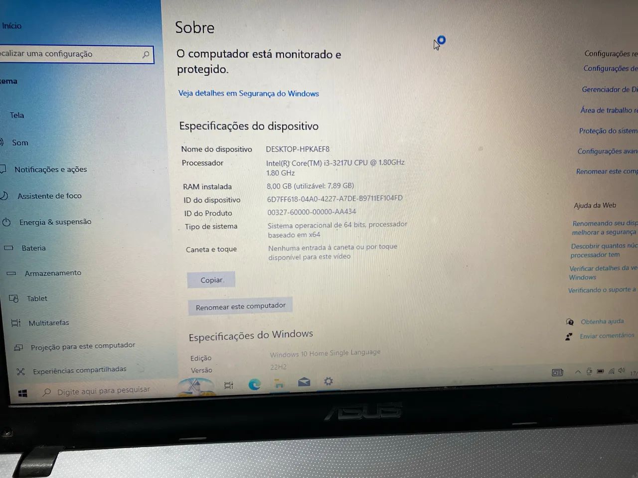 NOTEBOOK ASUS i3 - Foto 3