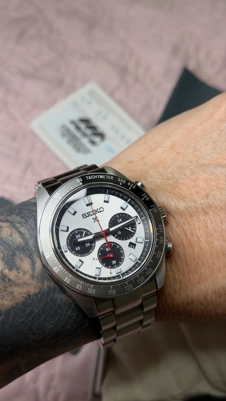 Seiko Speedmaster solar na garantia até 2028 - Foto 4
