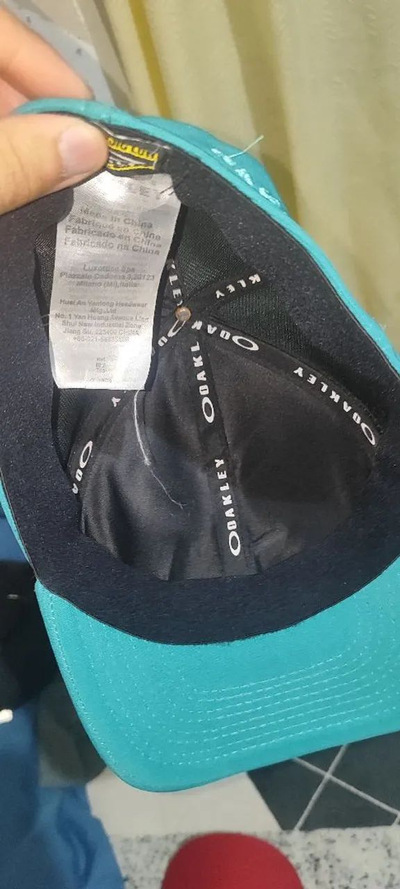 Boné Oakley Tincan cor verde água  - Foto 3