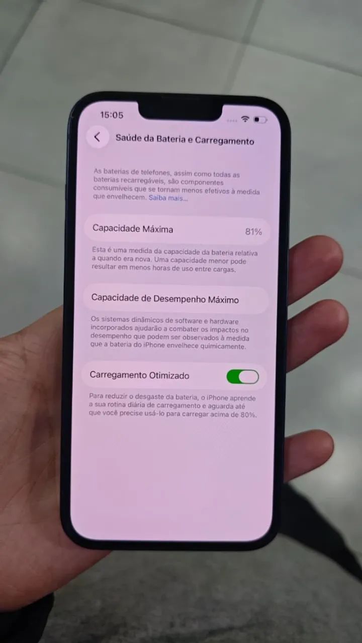 Iphone 13 128gb Azul (todo original) - Foto 2