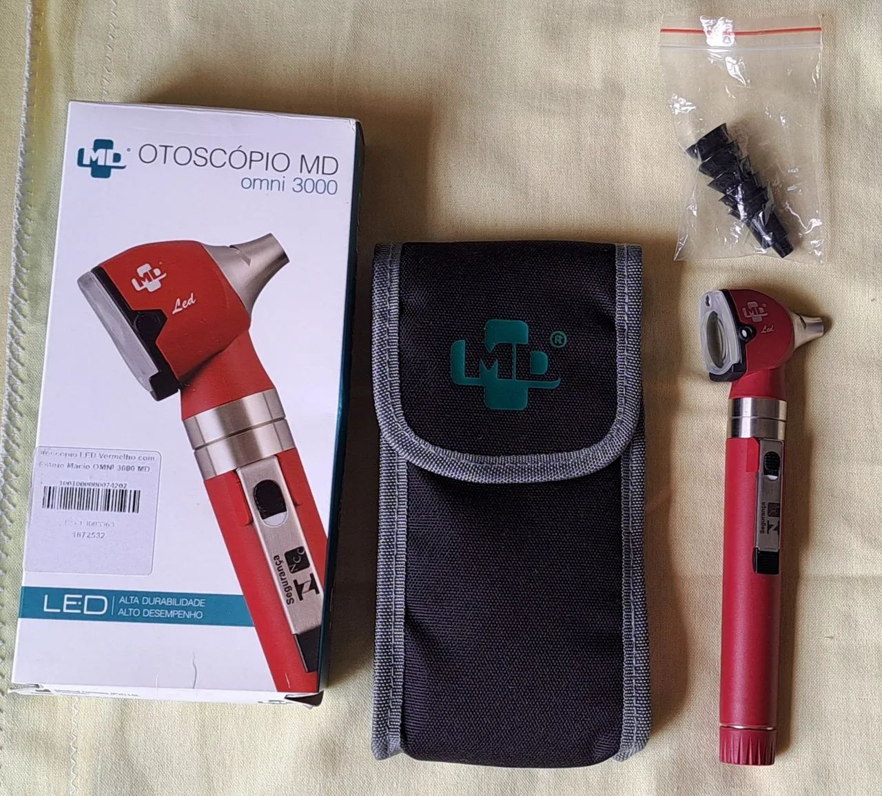 Otoscópio LED MD, omni 3000