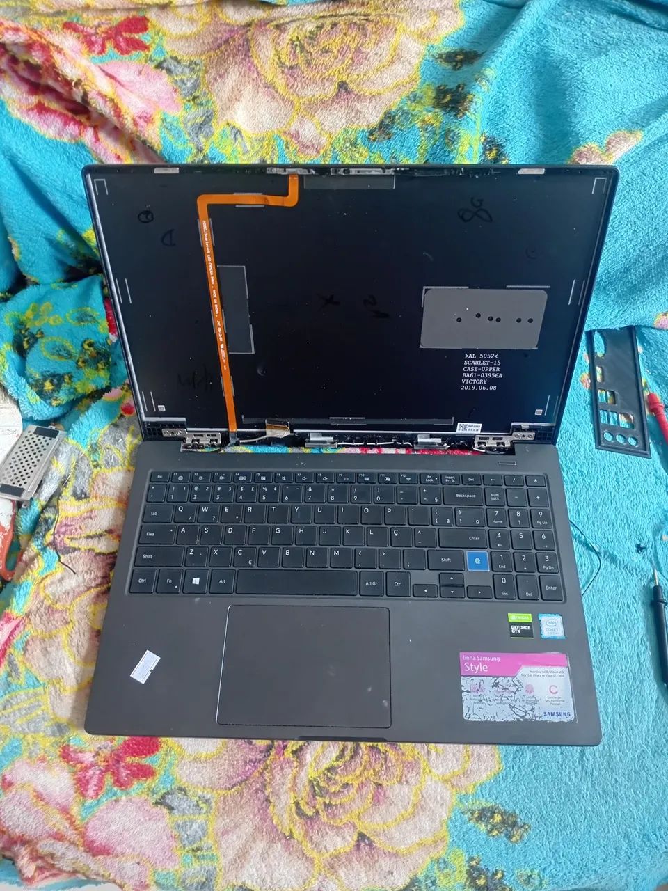 Carcaça completa do notebook Samsung NP760XBE