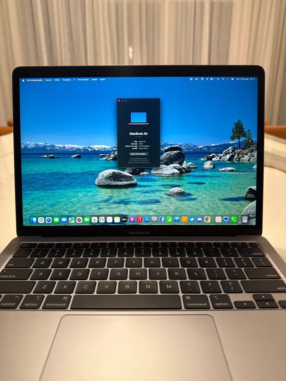 MacBook Air M1 2020 512GB SSD Estado impecável - Notebooks - Ville