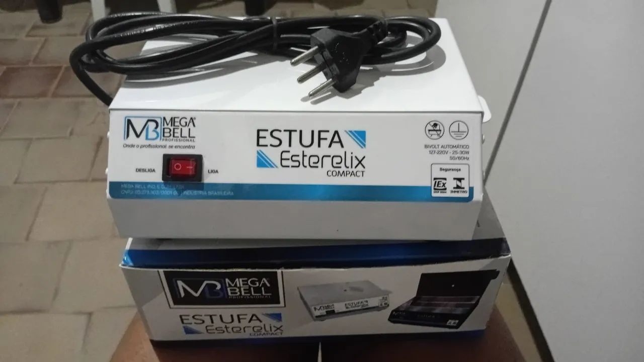Kit Esterilização - Estufa Mega Bell Esterelix + Embalagens Zermatt