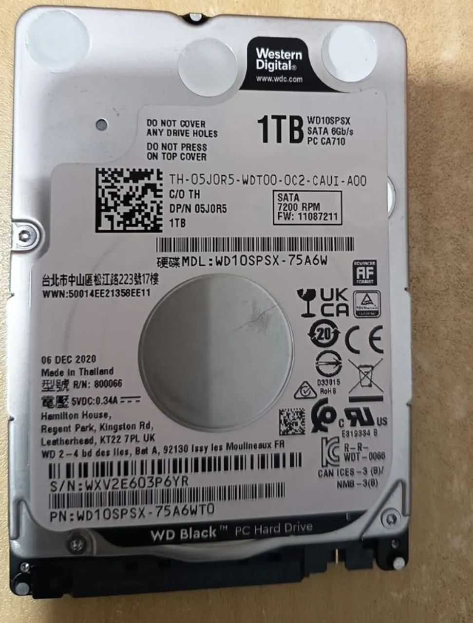Hd 1 TB 2,5 - Armazenamento - Chácara Mariléa, Rio das Ostras