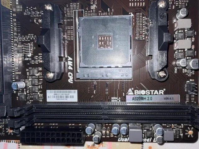 Placa Mãe Biostar A320MH 2.0, Chipset A320, AMD AM4, mATX, DDR4 - Foto 2