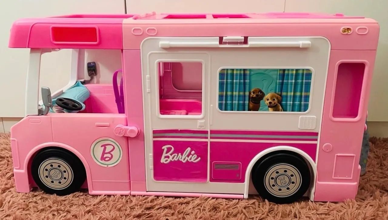 Trailer Camping Barbie - Usado sem acessorios e sem caixa  - Foto 3