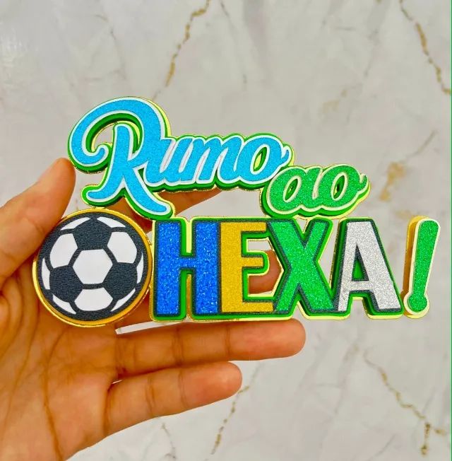 Topo de Bolo Copa do Mundo