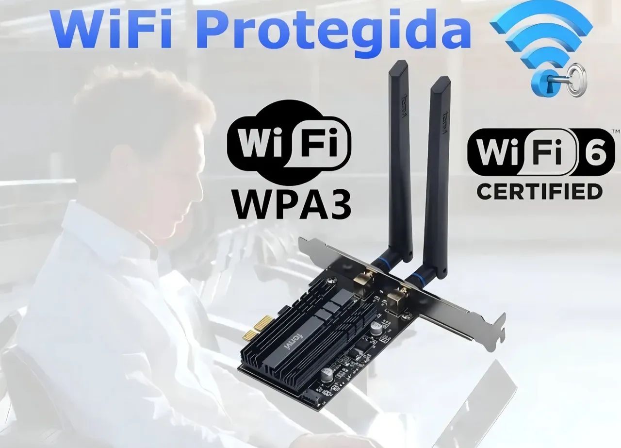 Placa Wifi 6 e Bluetooth Fenvi - Foto 4