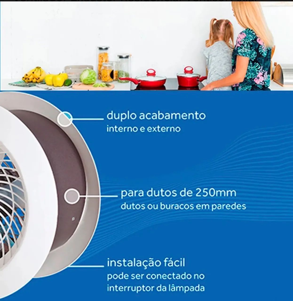 Exaustor 25cm Residencial - Ventisol 220v - Foto 6