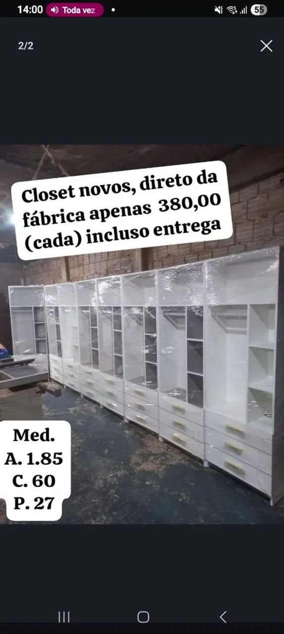 Closet branco à pronta entrega - Foto 2