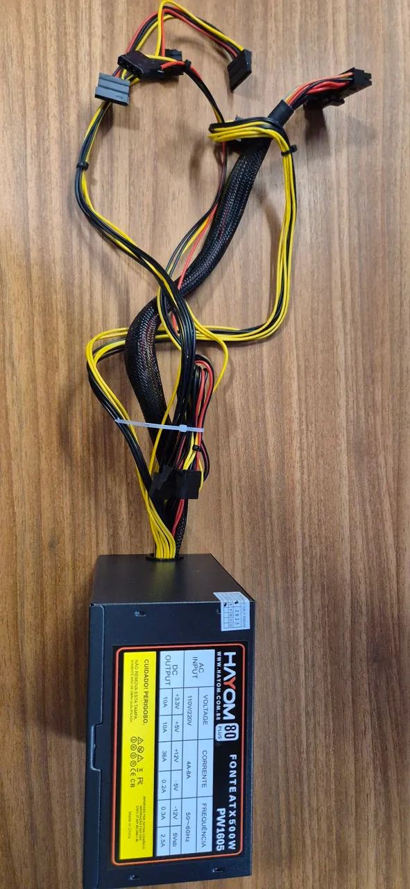 Fonte Gamer 500w 80 plus - Foto 3
