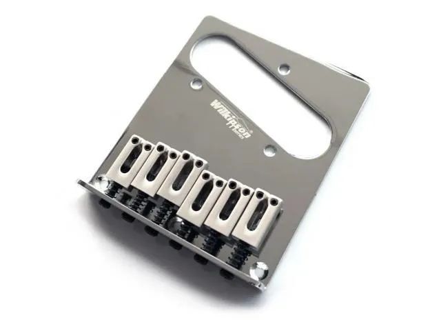 Ponte para Telecaster Fixa com Carrinhos Cromada Wilkinson