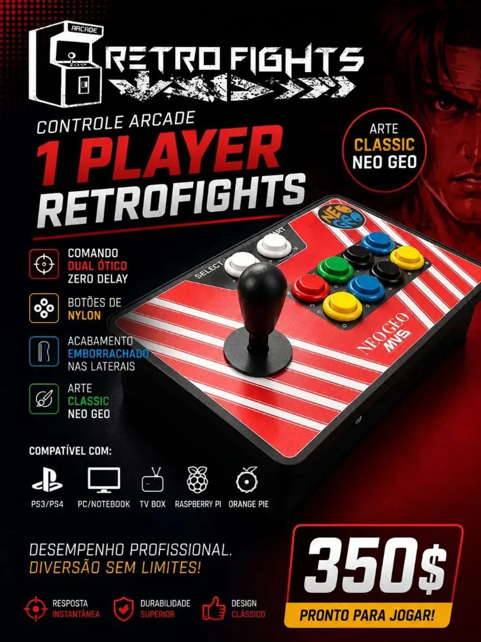Controles ARCADE Multiplataformas 