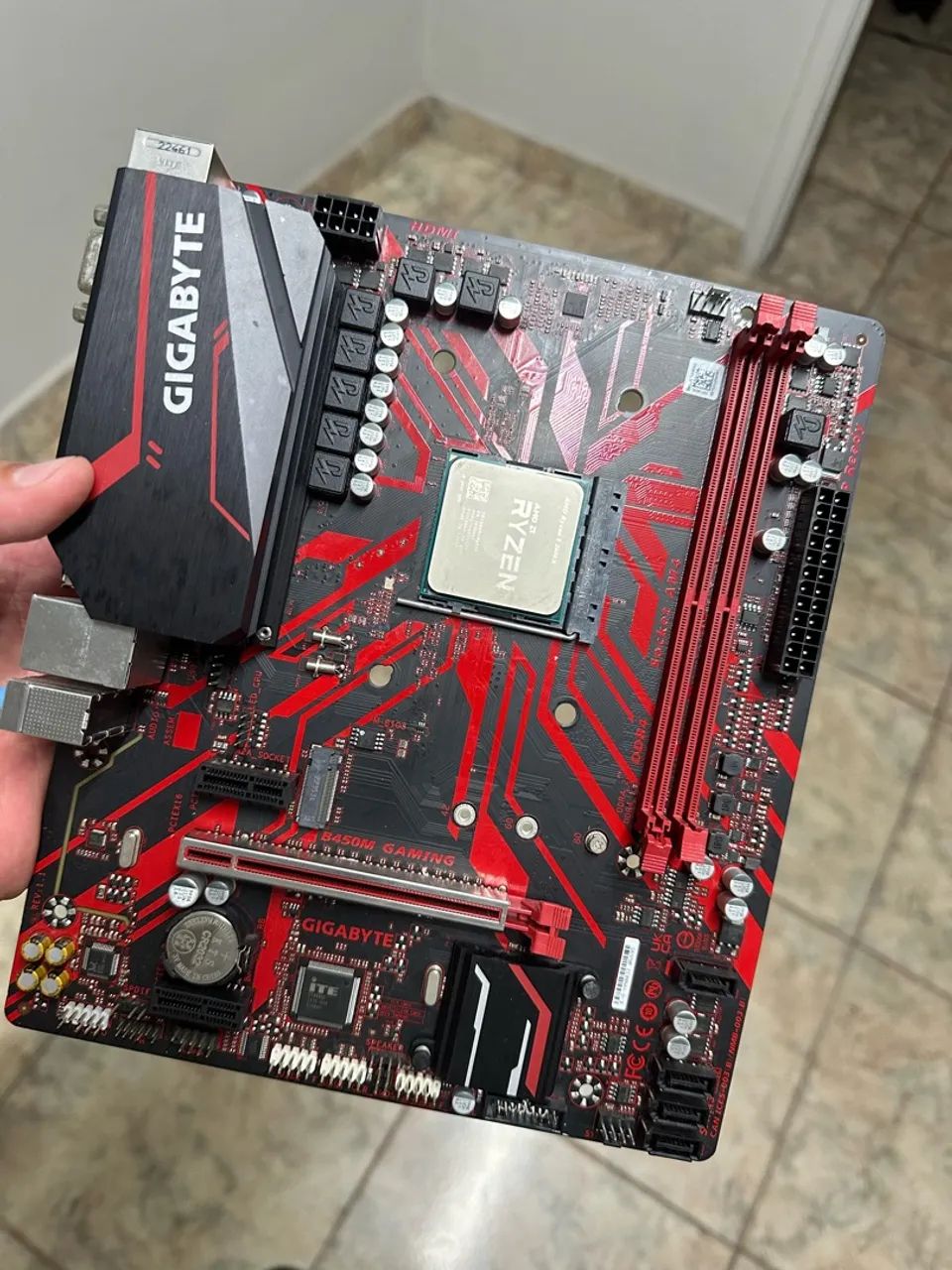 Kit Placa Mãe e Processador, B450M Gaming, Ryzen 5 2600x