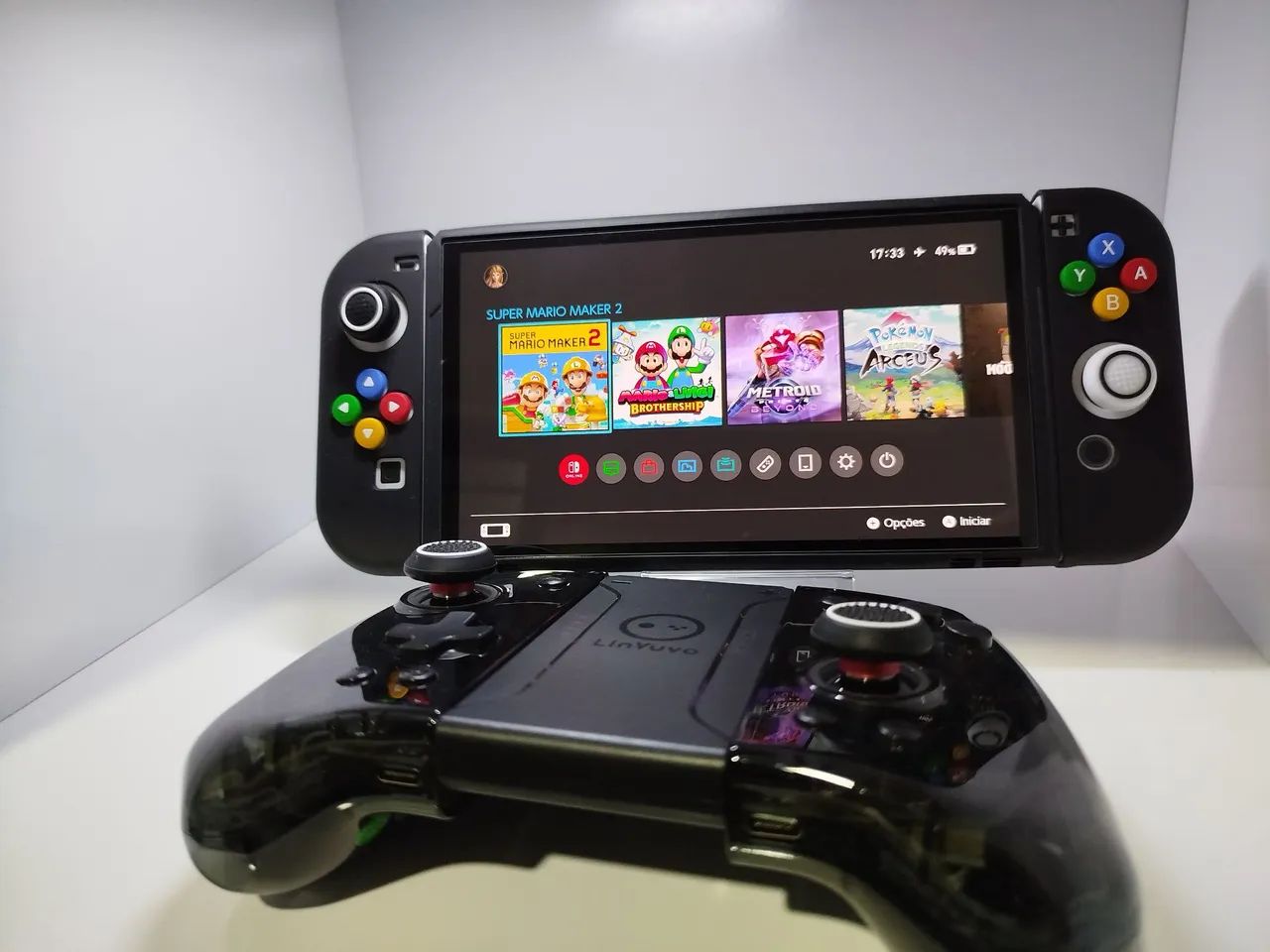 NINTENDO SWITCH OLED - IMPECÁVEL  - Foto 2