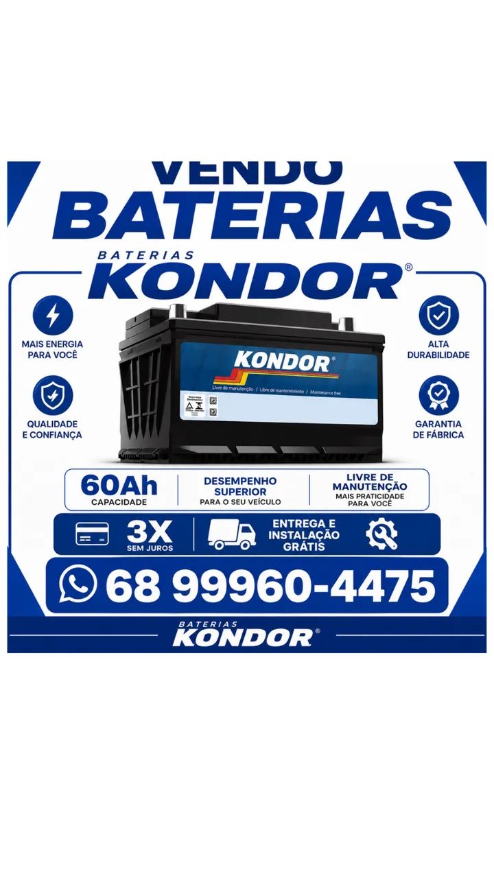 Bateria 60ah 24h
