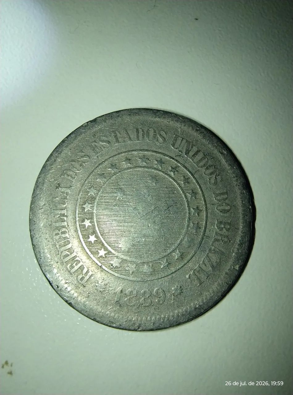 100 Reis 1889 - Foto 2